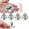 1 Pair Silver Finger Cymbals - Traditional Middle Eastern Hand Drum Dance Props | Belly Dance Accessories for Performers ZSY