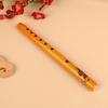 1 Pc Chinese Traditional 6 Holes Bamboo Flute Vertical Clarinet Student Musical Instrument Wooden Color Flute For Beginner