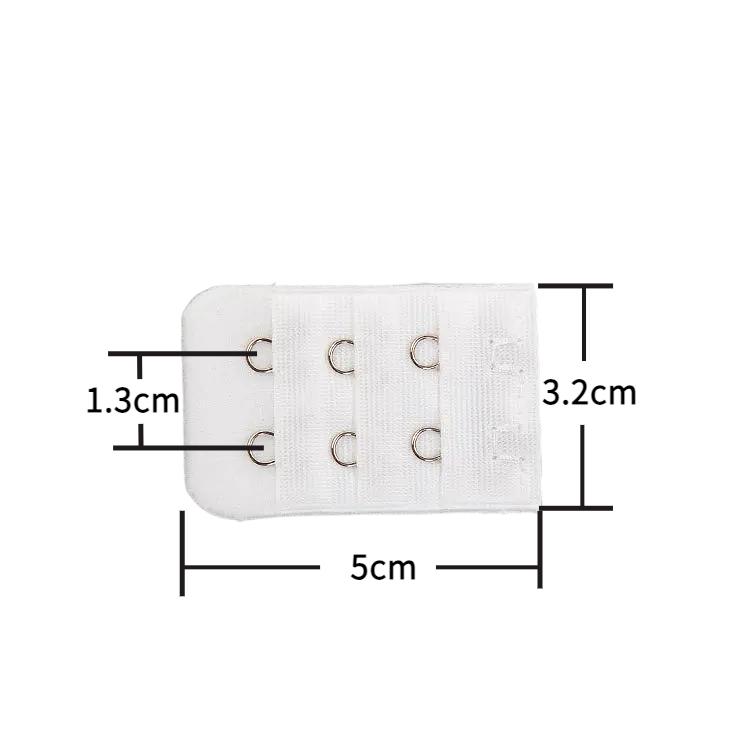 

1 шт., удлинитель бюстгальтера для женщин, 3 ряда, 2 крючка, бюстгальтер сзади, удлиняющие бретели, аксессуар для нижнего белья белый