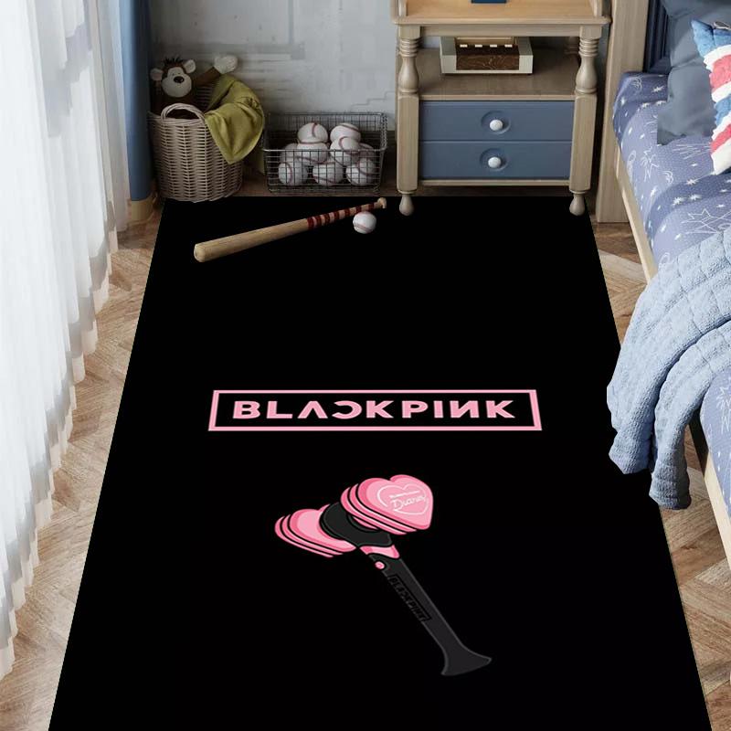 Blackpink Heartbeat Glow Teppichdruck Heimdekoration Schlafsaal Dekoration Zimmer Weihnachtsgeschenke
