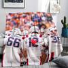 New England Patriots Players Printed Flannel Blanket, Soft Throw for Bedroom Sofa, Washable, Fan Merchandise, Great Gift.