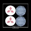 50/54/58/60/81mm Car Wheel Center Hub Cap Cover Rim Badge for Mitsubishi ASX Ralliart Eclipse Competition TRITION Evolution X wszm26