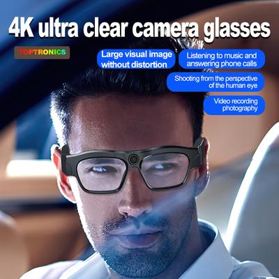 Upgrade Bluetooth Smart Glasses Camera Drive Video Recording 4k Po Music & Calling Sunglasses For Sport And Business