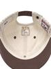 Berretto da baseball non strutturato a righe Emelbi Signature Ny (D.Brown)