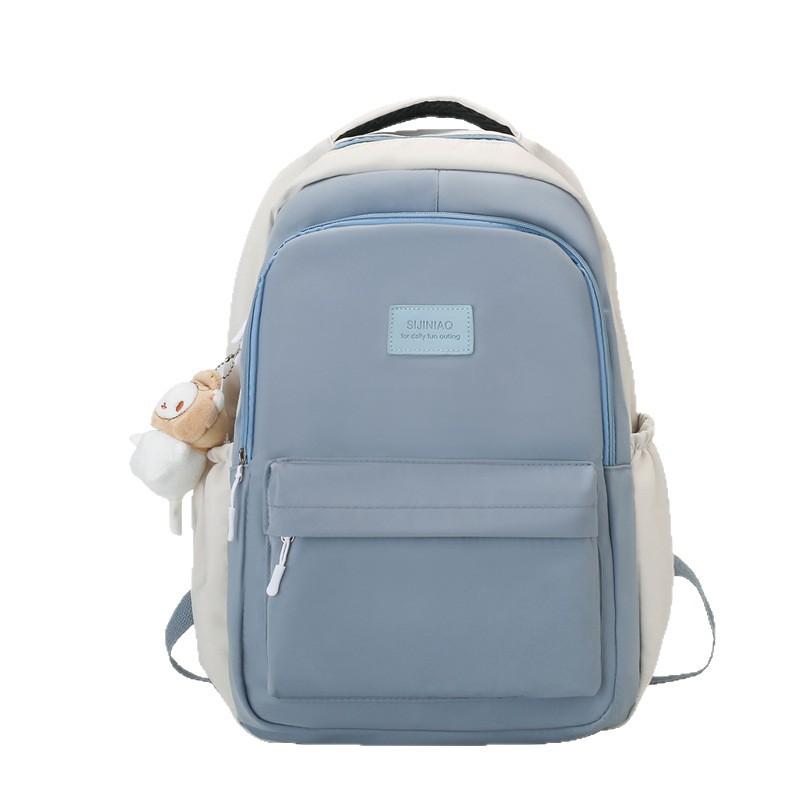 Schoolbag Mori Large-capacity High School College Student Schoolbag Female Simple and Versatile Ins Campus Style Backpack Female Computer Backpack