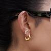 Design Sense Classic Style 18K Gold Earrings Jewelry
