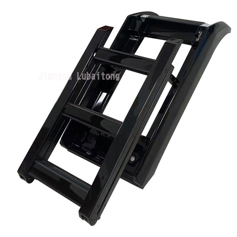 2020+ Defender Black Aluminum Alloy Roof Climbing Ladder