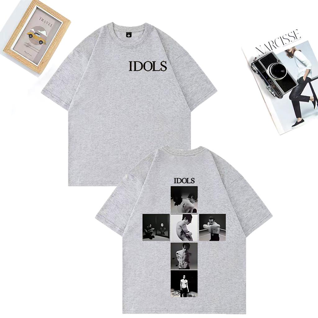 Singer Yungblud IDOLS 2025 Summer New Album Tour 100 Pure Cotton Printed Tshirt Men Women Streetwear Hip Hop Short Sleeve Y2k