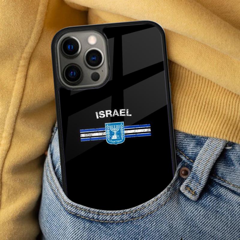Israel Flagge Weiche Handyhülle für iPhone 17 Air 16e Pro max 15 Pro 13 14 Plus 11 12 MagSafe Magnetische Hülle