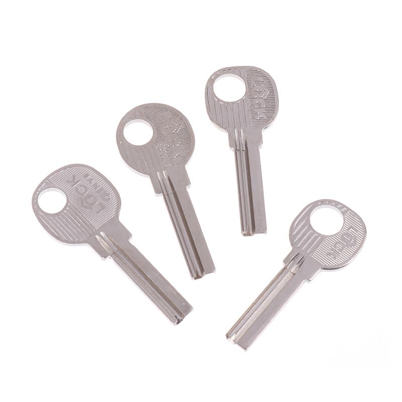 10Pcs Silver Color Metal Key Embryo Square Key Blank Fingerprint Lock Password Lock Electric Door Lock Blank
