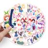 50PCS The Quintessential Quintuplets Anime Waterproof Stickers for Suitcase, Laptop, and Refrigerator