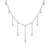 Dylam New Trendy Jewelry 925 Sterling Silver Link Chain Tassel Necklaces Beads Tassel Pendant Necklace Customizable Jewelry