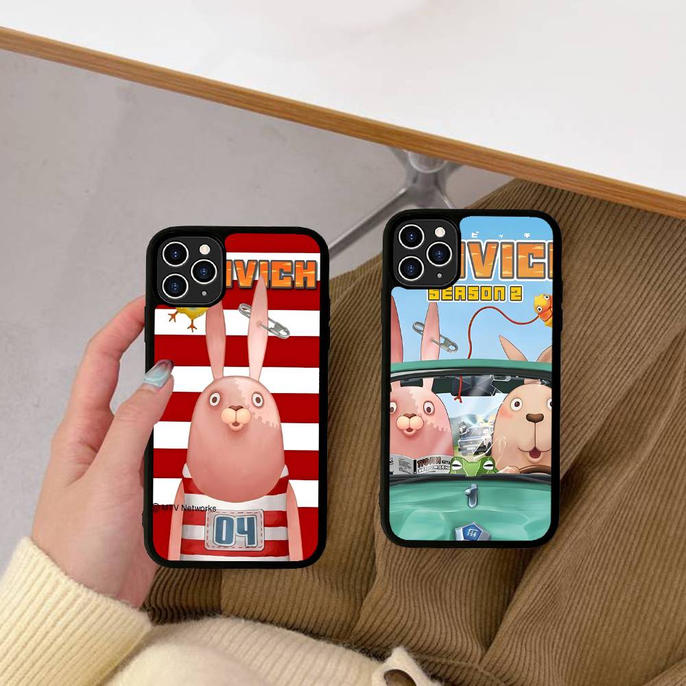 Anime U-USAVICH  Phone Case For iPhone 17 16 15 14 13 Plus 12 11 Pro Max PC+TPU Cases Back Cover