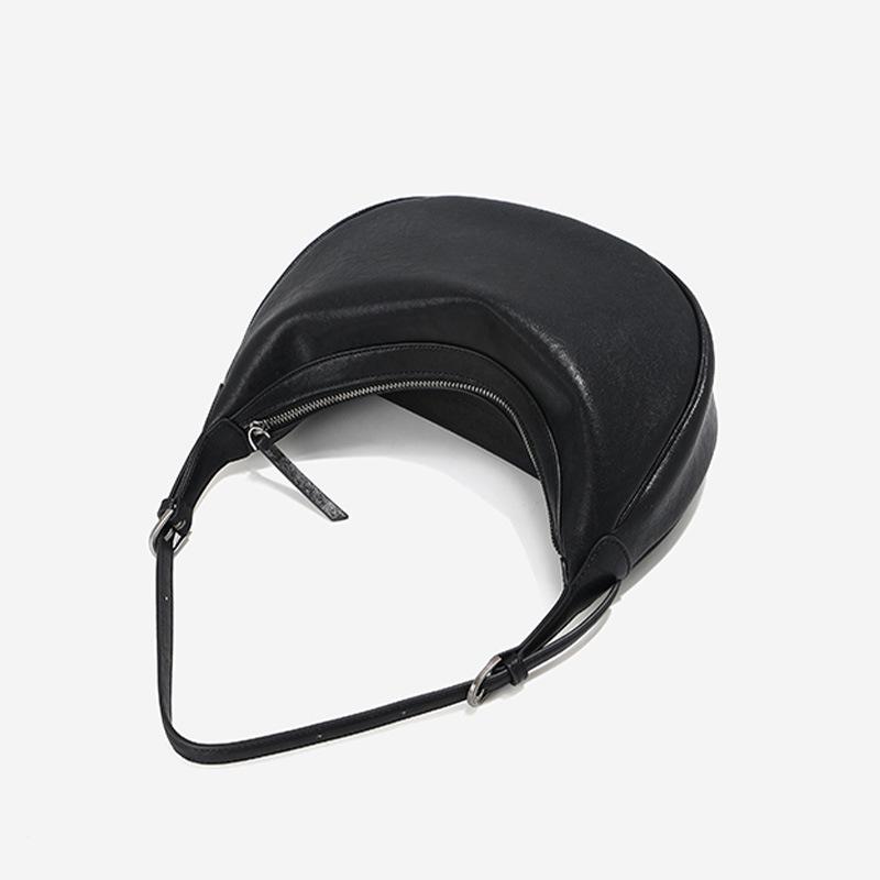 2026 Neue Halbmond-Hobo-Tasche Damen Große Schultertasche Leder Damen-Tasche High-End Nische Unterarmtasche