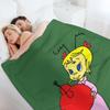 Cindy Lou Who Throw Blanket Furrys Furry Shaggy Halloween Blankets