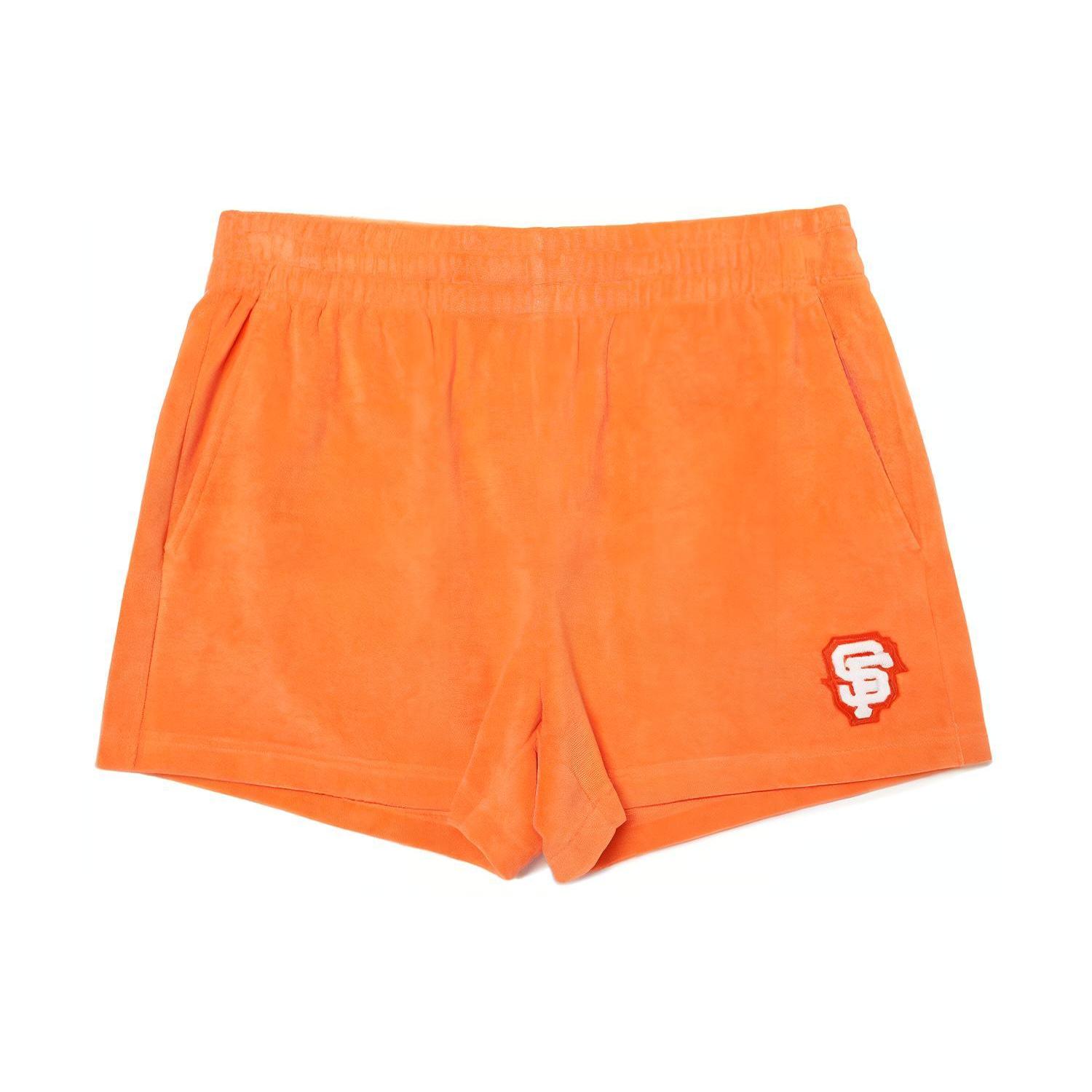 

New MLB San Francisco Giants Casual Shorts Women s Orange 3FSP60123-14ORD S