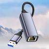 USB 3.0 2.0 Ethernet Adapter USB PC Internet USB 1000Mbps Network Adapter RJ45 Type-C Gigabit 2.5G USB To RJ45 for Laptop/Tv Box