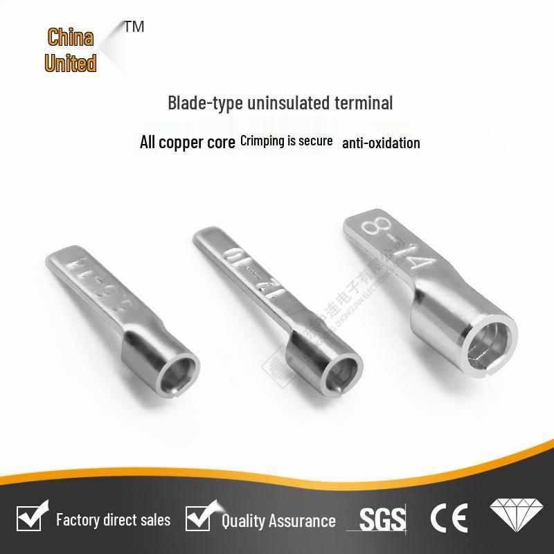 European Style Purple Copper Quick Wiring Terminal, DBN Copper Lug