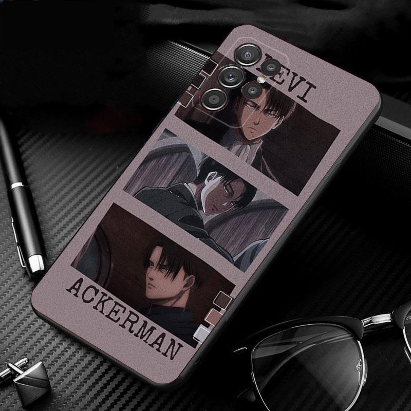Levi Ackerman Phone Case For Samsung Galaxy S25 S24 S23 S22 S21 Ultra S24 S23 S22 S21 S25 Plus S24 S20 FE
