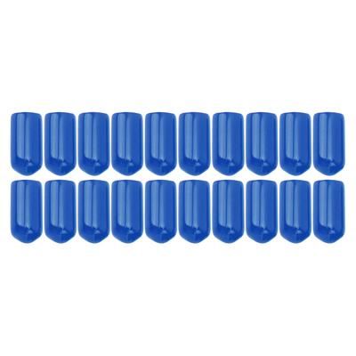 20 Stuks 6mm Ontluchtingsnippel Remklauw PVC Stofkap Hoge Duurzaamheid voor Remsystemen in de Meeste Voertuigen Blauw