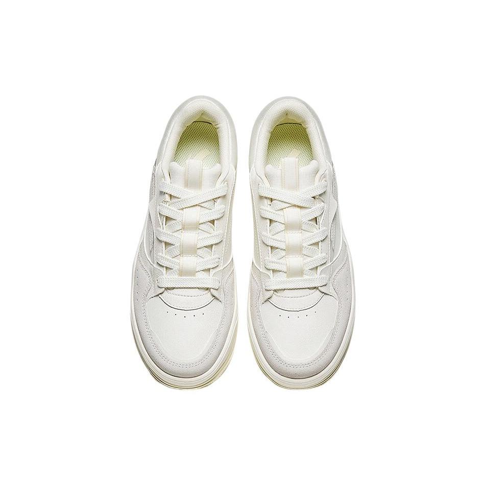 New Anta C37 Series Slip Resistant Cushioning Low Top Skateboard Shoes Women's White 922338003-1