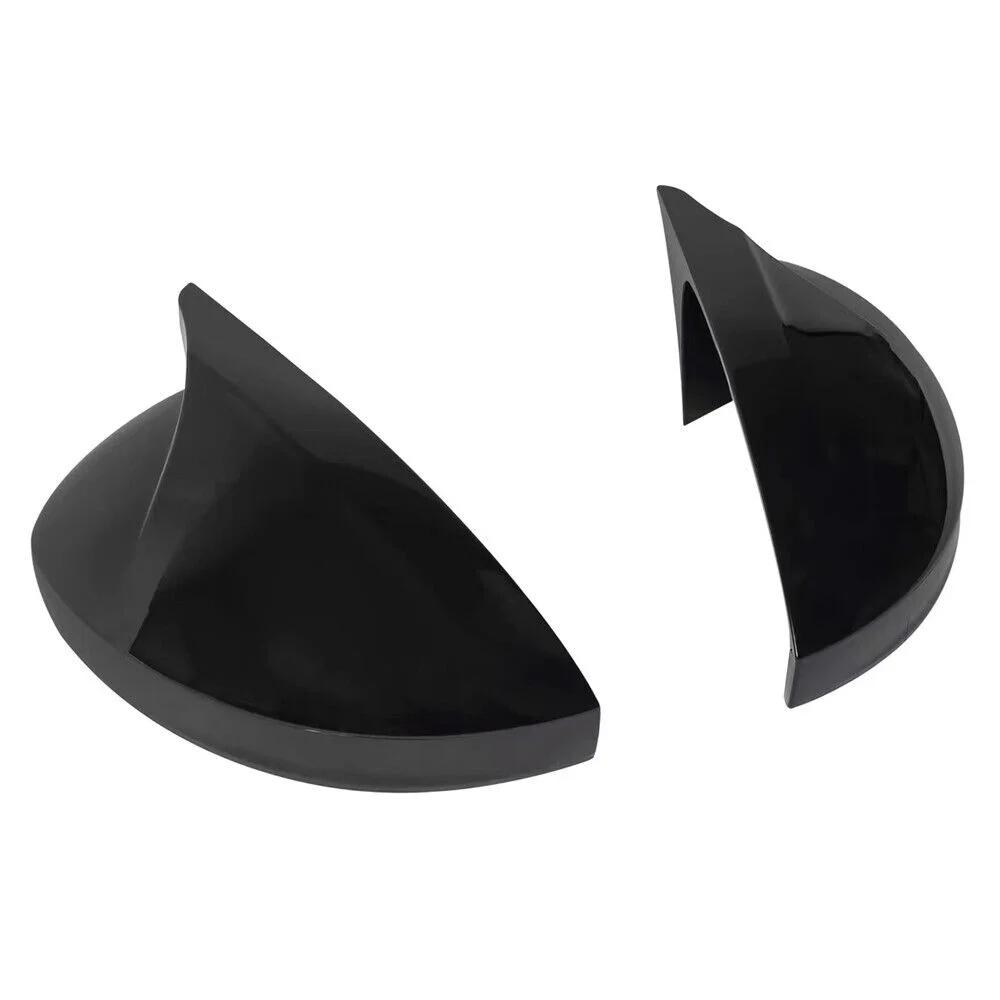 For Volkswagen Tiguan 2017-2020 Car Sticker Rearview Side Mirror Cover Wing Cap Exterior Door Rear View Case Trim Carbon Fiber