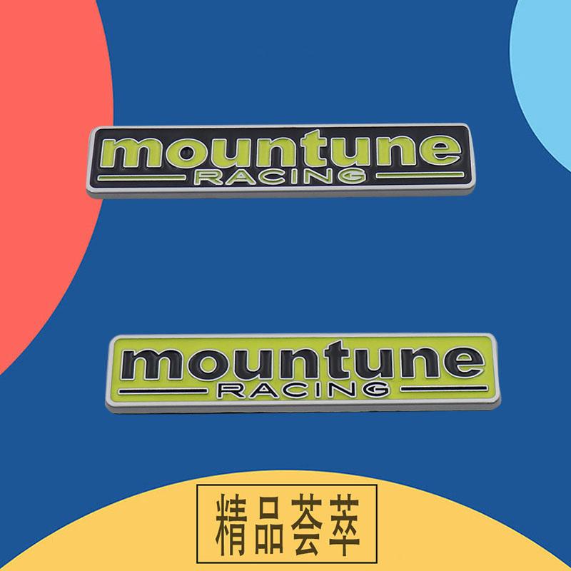 Car Styling M Logo for Mountune Performance RACING Car Fender Side Trunk Decal Emblem Badge Sticker