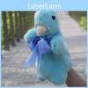 Cute Long Pigeon Fur Plush Animal Hand Puppet For Kids Playtime Interactive