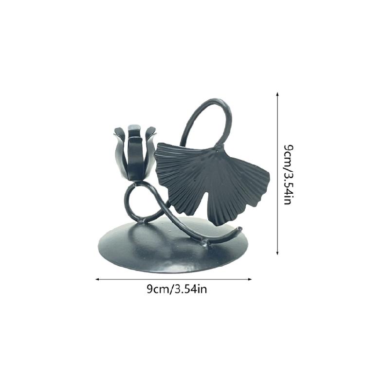 Wrought Iron Pillar Candle Holder Candlestick Metal Candle Holder Candelabrate