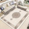 European Style Retro Persian Living Room Carpet Soft Antiskid Foldable Dining Room Rug Short Velvet Plush Entrance Door Mat