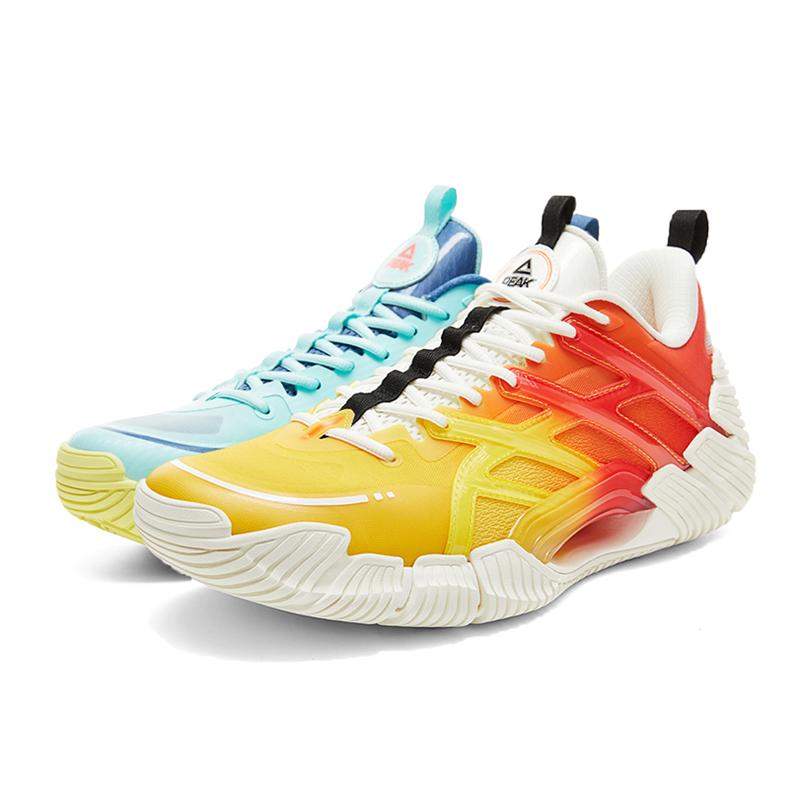 Peak Taiji Rock Warrior 2.0 Comode alla Moda Tendenza Assorbimento degli Urti Antiscivolo Resistenti all'Usura Scarpe da Basket Basse Sneaker da Uomo DA510001