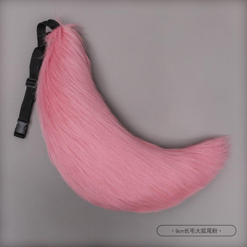 Animal Fox Furry Ear Headband Tail Furry Cosplay Lolita Cute Cat Ears Hairpin Tail Props