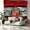 Sunderland A.F Custom Name Wall Tapestry Aesthetic Wall Hanging Printed Fabric Blanket Decorative Tapestries for Bedroom Living Room Home Decor