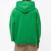 Sweatshirts Men's Green Hooded Moderate Regular 646953-XJDNJ-3129