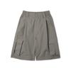 Upper Trophy Comma Cotton Nylon Cargo Bermuda Pants_Grey