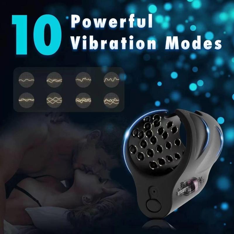 Penis Training Vibrator Male Masturbator G-spot Delay Training Massager Glans Stimulator Male Locking Ring Adult Products
