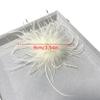 Women Feather Headwear Fashion Bridal Hairband DIY Clothing Accessories Jewelry Decor Exquisite Ostrich Feathers Brooch Pin