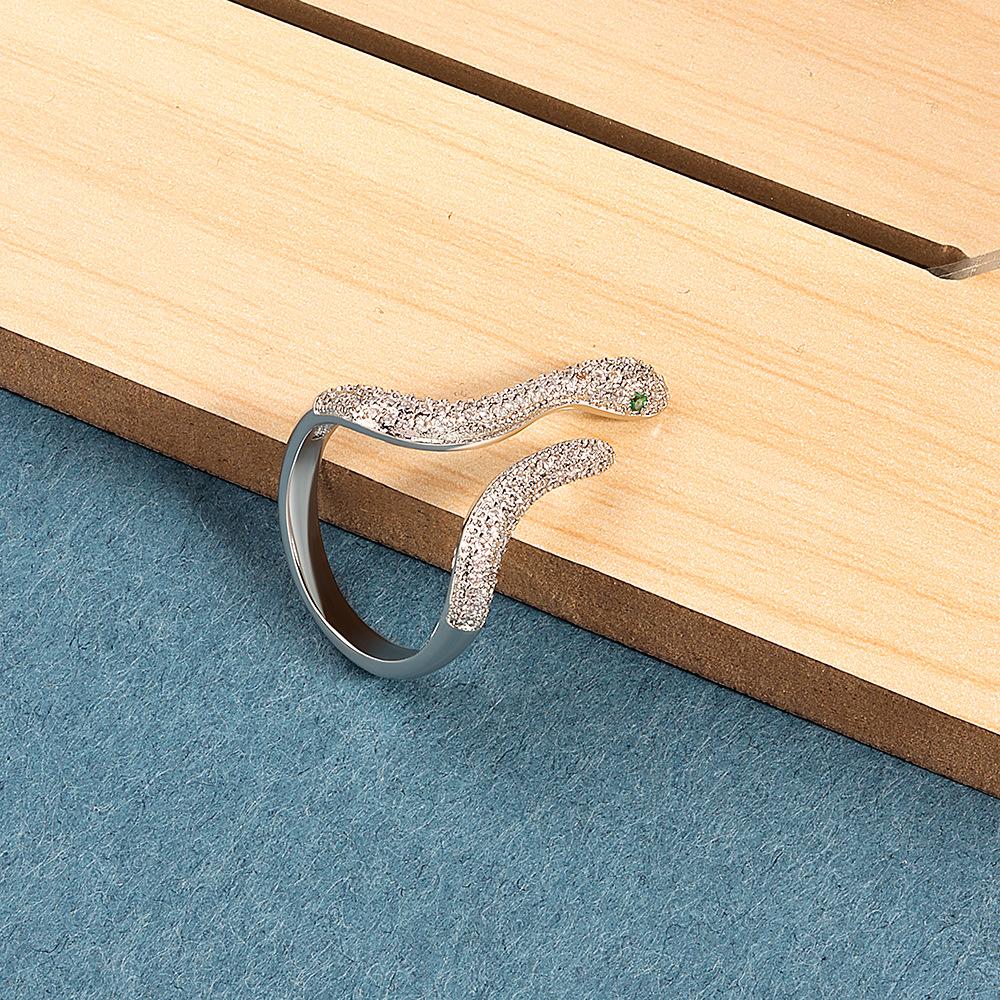 Lindon Classic Copper Alloy Zircon Ring Ladies Jewelry Wedding Promise Party Gift