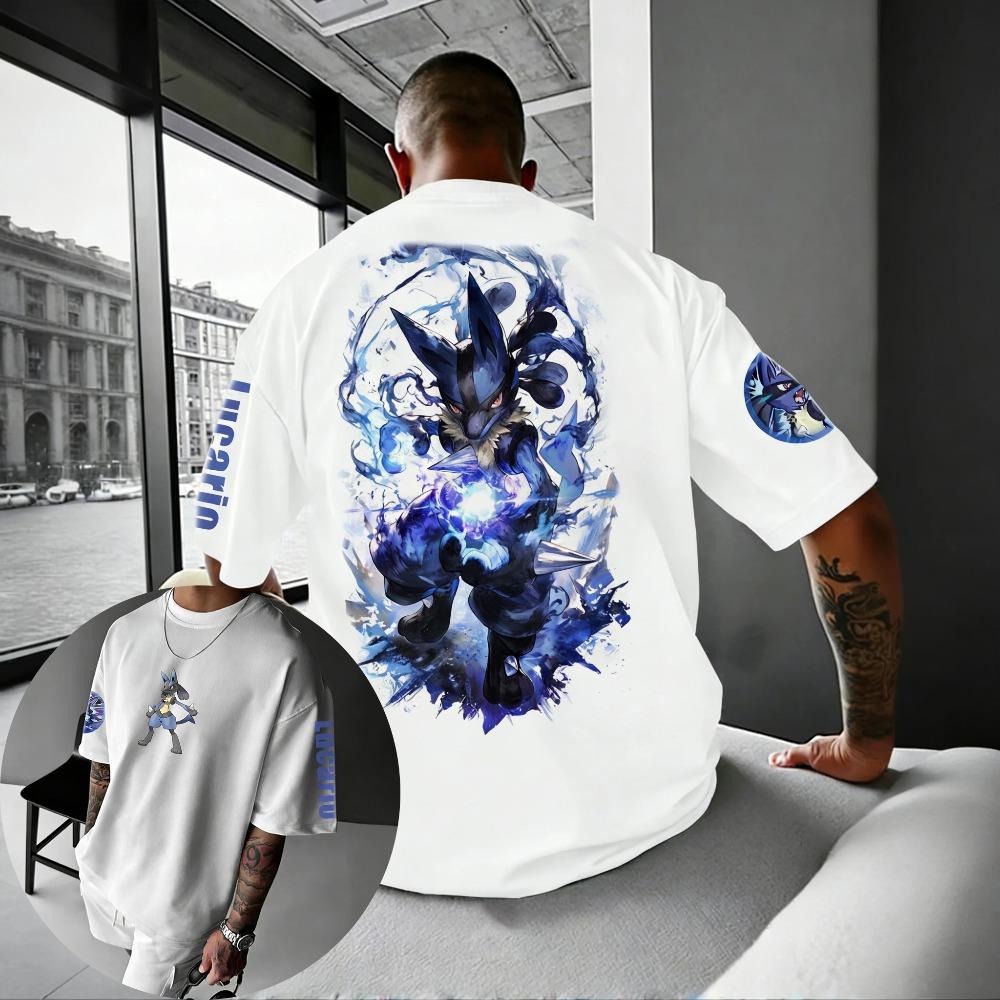 Summer Harajuku Anime Printed Y2K Hip Hop Casual Neutral T-shirt
