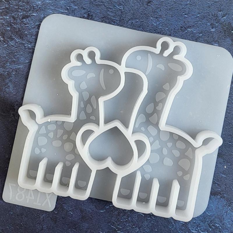 Flexible Silicone Giraffe Craft Mould Suitable For Enthusiasts To Make Beautiful Handmade Items
