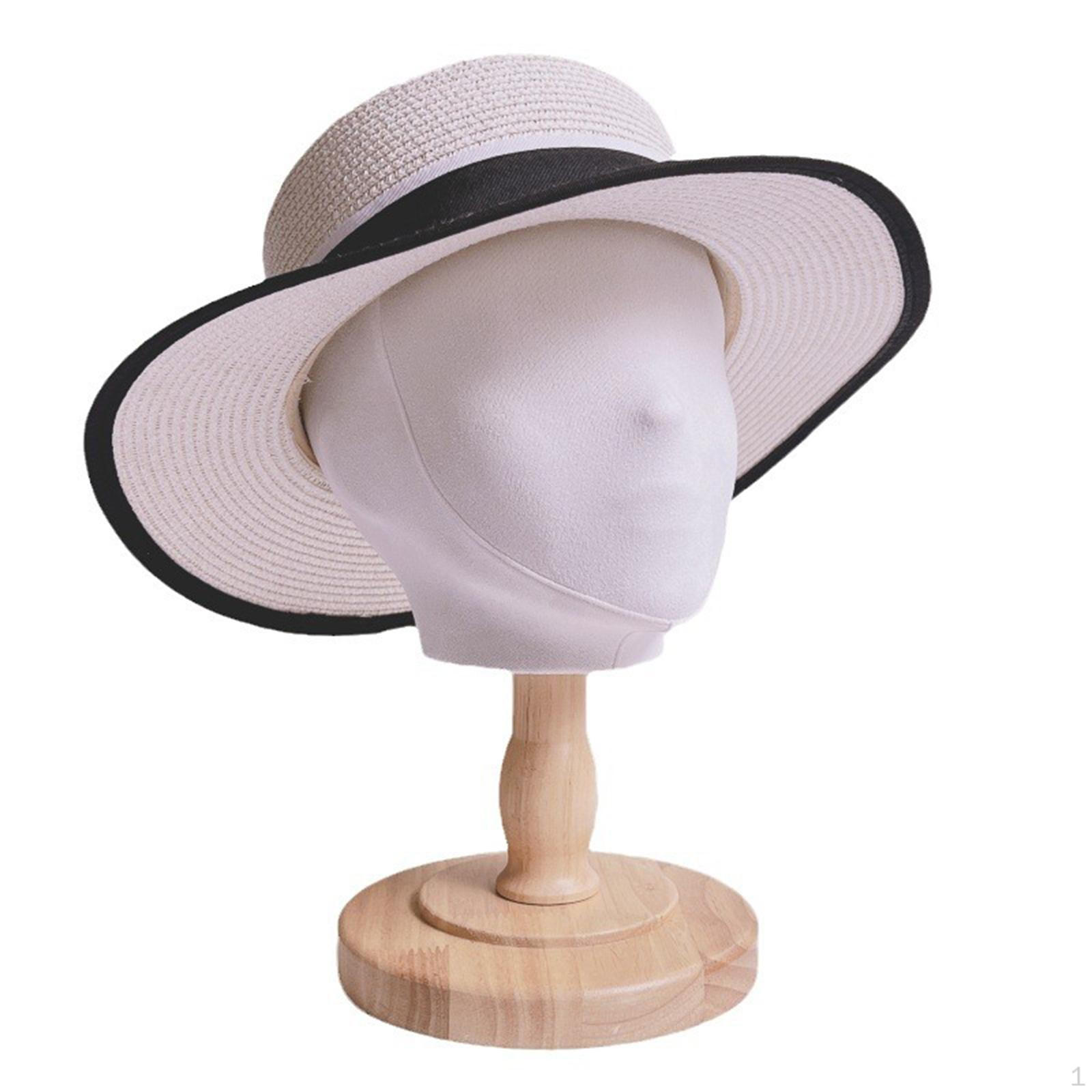 

Портативная голова манекена для парика с основанием и подставкой для шляпы коричневый