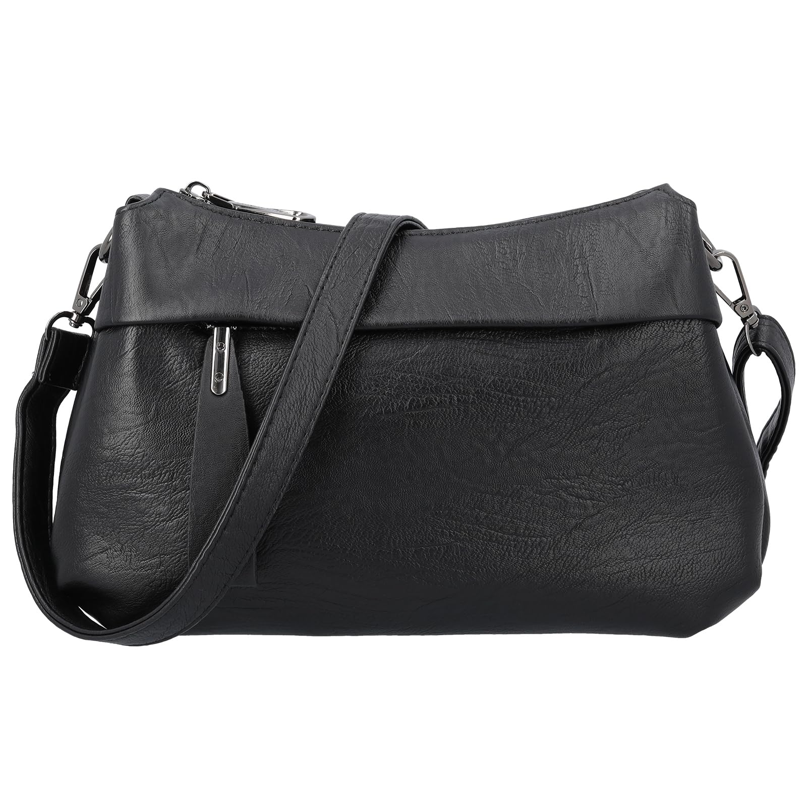 

shoulder genuine soft large mini shoulder casual commuter bag [haroi] 3-way bag, handbag, women s, crossbody, leather, sheepskin, small, lightweight, чорний