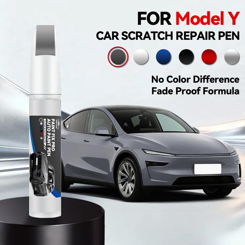 

For Tesla Model Y 1996-2026 Car Paint Repair Pen Car Touch Up Pen Black White Tesla Wheel Paint Repair Agent Paint Repair