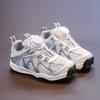Girls' Sports Shoes 2025 New Autumn Children's Shoes Medium and Old Children's Rich Yellow Mesh Shoes Mesh Breathable Thin