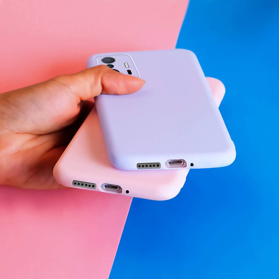 Für Xiaomi 11T Hülle Xiaomi 11T Pro Cover Weiches Silikon Bonbonfarbe Handy-Rückseite Für Xiaomi 11 T Pro 11TPro Hüllen Fundas Capa