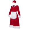 Christmas Cosplay Dress With Velvet Fabric For Anime And Fantasy Party Wear