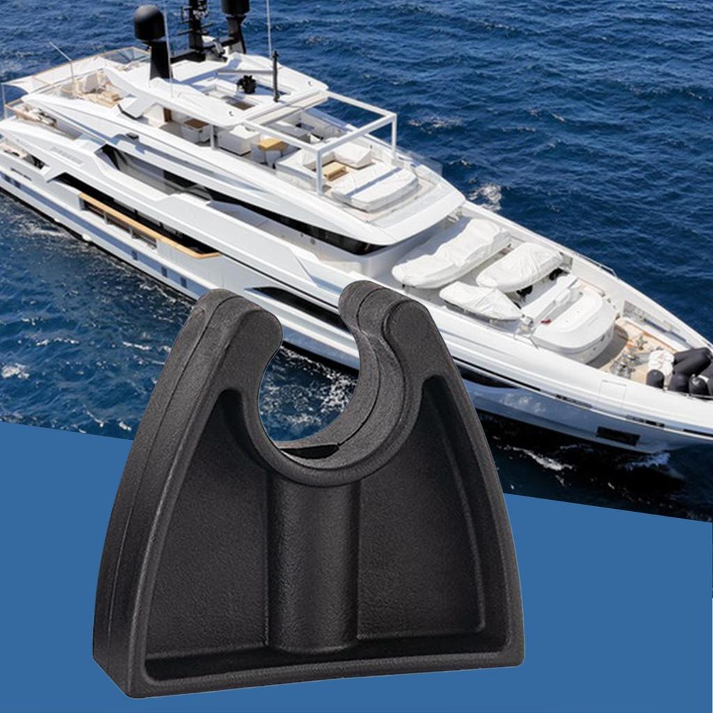 Pole Light Storage Clips For Boat Black Boat Pole Light Holder Holder For Hook Organization Deck Wall Marine Ship Dock Kayak