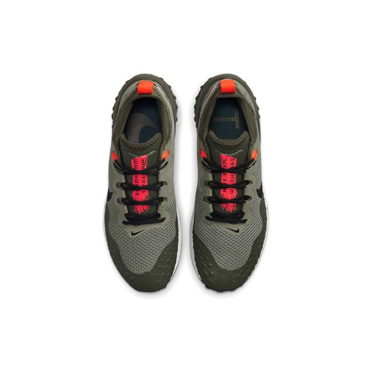 Nike Wildhorse 7 Light Army Men Sneakers Green Cargo-Khaki Bright-Crimson CZ1856-301