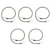 5Pcs Bungee Cords with Carabiner Clip Bungee Rope Elastics Rope Cord Multipurpose Bungee Strap for Car Bicycles Securing