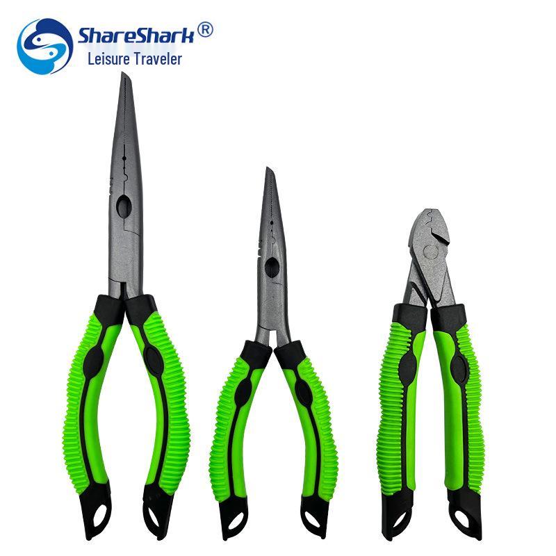 Multifunctional Crimping & Lure Pliers with Hook Remover and Wire Cutter